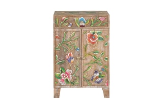 Buffet 2 portes en manguier - 40 x 60 x 31 cm
