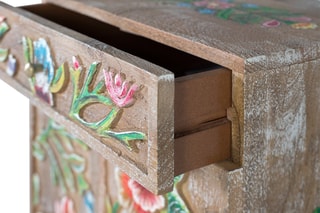 Buffet 2 portes en manguier - 40 x 60 x 31 cm