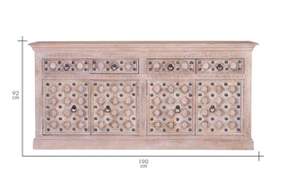 Buffet 4 portes - Naturel