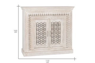 Buffet 2 portes - Blanc