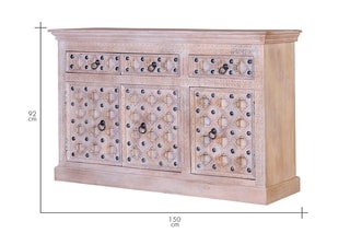 Buffet 3 portes - Naturel