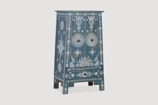 Buffet 2 portes - Bleu et blanc
