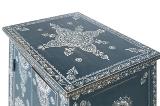 Buffet 2 portes - Bleu et blanc