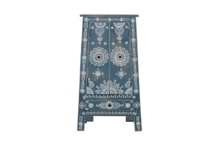 Buffet 2 portes - Bleu et blanc