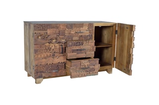 Buffet 2 portes - 
Naturel