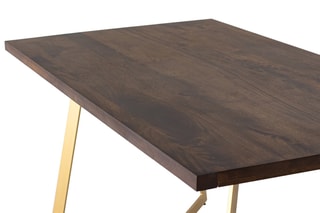 Bureau - Marron et doré