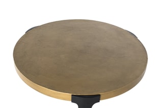 Table basse -  Doré et noir