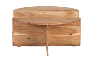 Table basse en bois d’acacia - 80 x 42 x 80 cm