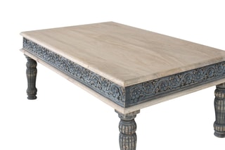Table basse en manguier massif - 120 x 48 x 75 cm