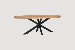 Table basse en manguier - 220 x 100 x 77 cm