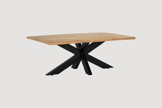 Table basse en manguier massif et bois d’acacia - 120 x 46 x 70 cm