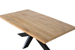 Table basse en manguier massif et bois d’acacia - 120 x 46 x 70 cm