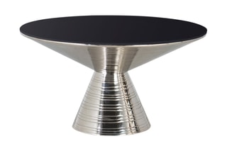 Table basse -  Noir et doré