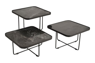 3 tables basses - Noir