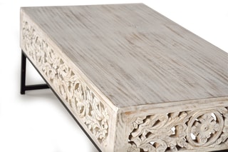 Table basse - Ecru et noir