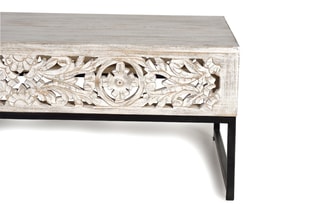 Table basse - Ecru et noir