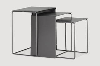 Ensemble de 3 tables - Noir
