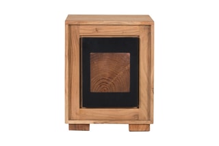 Table de chevet en manguier massif - 40 x 51 x 40 cm