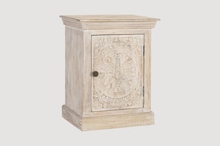 Table de chevet en manguier - 56 x 70 x 40 cm
