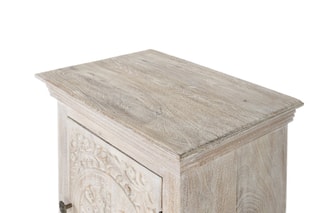 Table de chevet en manguier - 56 x 70 x 40 cm