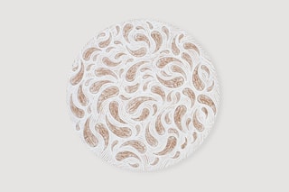 Panneau décoratif - Beige et blanc