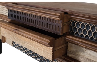 Meuble TV 2 portes - 140 x 40 x 55