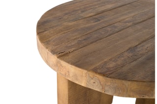 Table basse en manguier - 90 x 90 x 42 cm