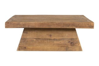 Table basse en manguier - 110 x 110 x 40 cm