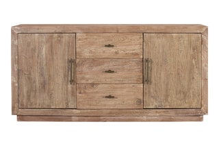 Buffet 2 portes en bois - 175 x 86 x 40 cm