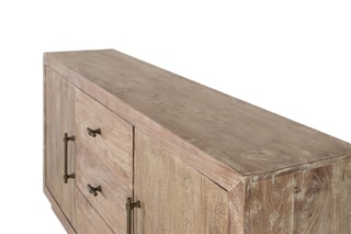 Buffet 2 portes en bois - 175 x 86 x 40 cm