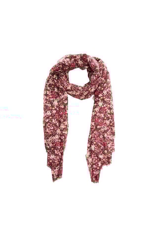 Foulard imprimé floral - Rose
