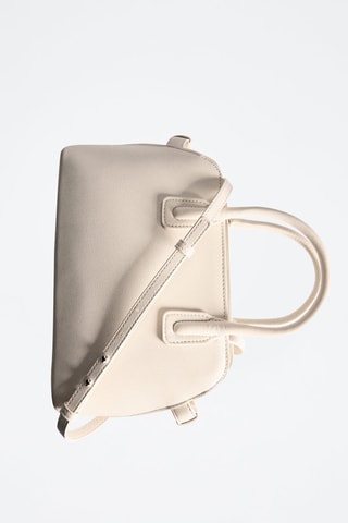 Sac bowling anse double - Blanc cassé
