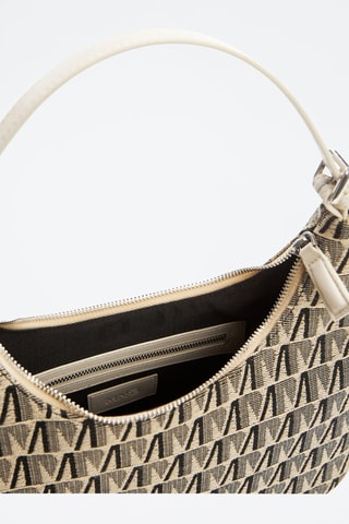 Sac porté épaule jacquard - Gris