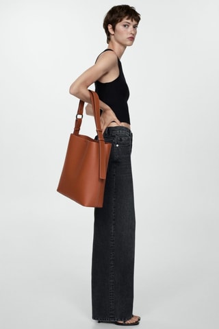 Sac cabas anse courte - Camel