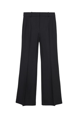 Pantalon évasé taille normale - Noir