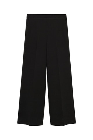 Pantalon droit fluide - Noir