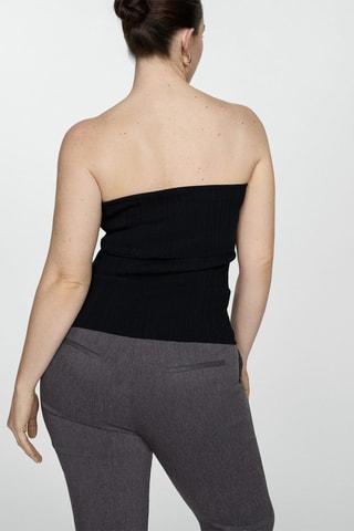 Pantalon skinny Cola - Gris clair chiné