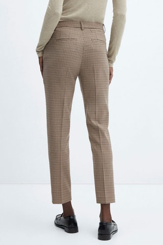 Pantalon skinny taille normale - Beige