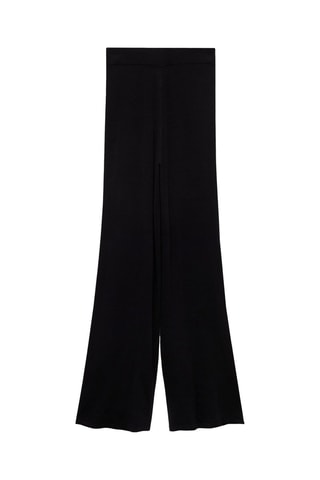 Pantalon maille wideleg - Noir