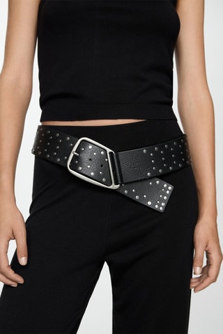 Pantalon maille wideleg - Noir
