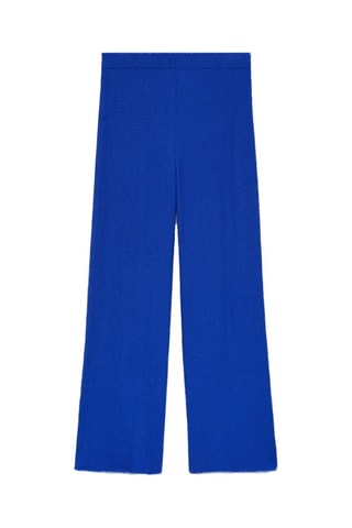 Pantalon droit fluide - Bleu