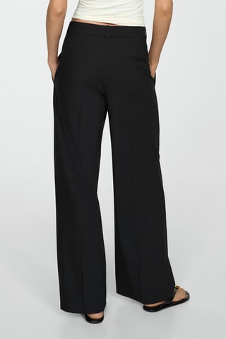 Pantalon à pinces droit - Noir