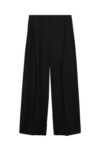 Pantalon à pinces droit - Noir