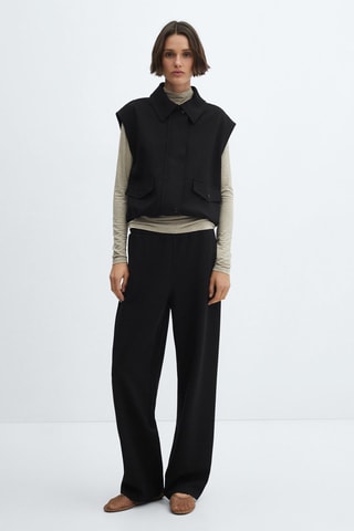 Pantalon droit - Noir