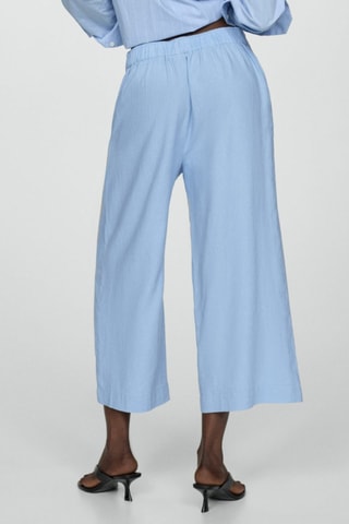 Pantalon wideleg lin - Ciel