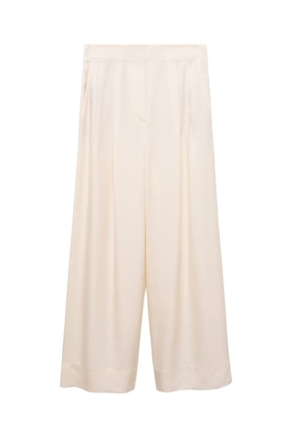 Pantalon Lyocell à pinces - Ecru