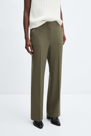 Pantalon droit - Vert
