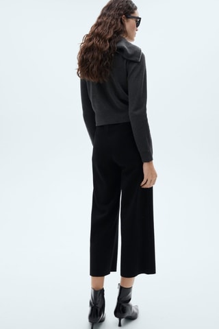 Pantalon droit fluide - Noir
