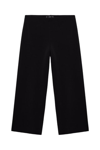Pantalon droit fluide - Noir