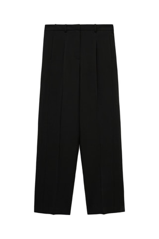 Pantalon droit pinces - Noir